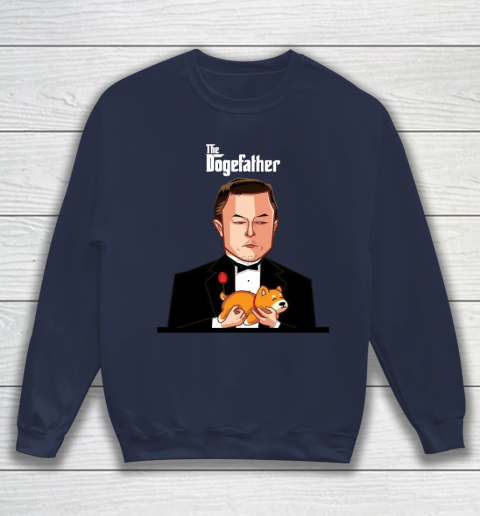Dogecoin The DogeFather Funny Sweatshirt 2