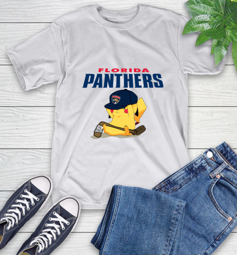 NHL Pikachu Hockey Sports Florida Panthers T-Shirt 12
