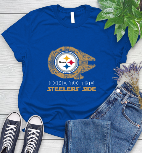 NFL Come To The Pittsburgh Steelers Wars Football Sports Women's T-Shirt 12