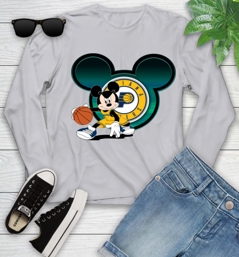 NBA Indiana Pacers Mickey Mouse Disney Basketball Youth Long Sleeve 5