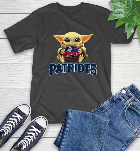 Nfl Football New England Patriots Baby Yoda Star Wars Shirt T