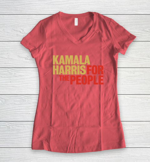 Kamala Harris For The People Women's V-Neck T-Shirt 6