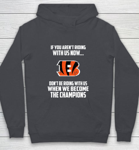 NFL Cincinnati Bengals Football We Become The Champions Youth Hoodie 5