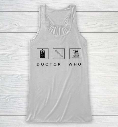 Dr. Who Doctor Who Shirt Racerback Tank