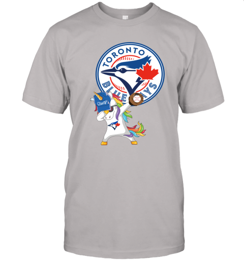 Hip Hop Dabbing Unicorn Flippin Love Toronto Blue Jays Unisex Jersey Tee