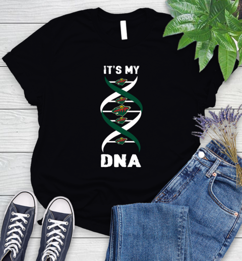 Minnesota Wild NHL Hockey It's My DNA Sports Women's T-Shirt