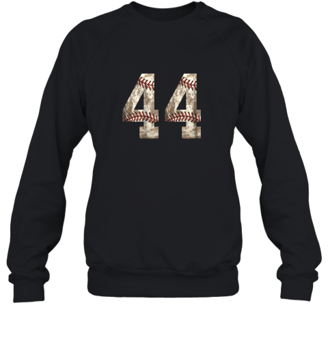 Baseball Jersey Number 44 t shirt Distressed Ball Sweatshirt