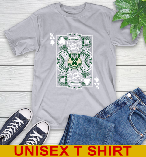 Milwaukee Bucks NBA Basketball The King Of Spades Death Cards Shirt T-Shirt 5