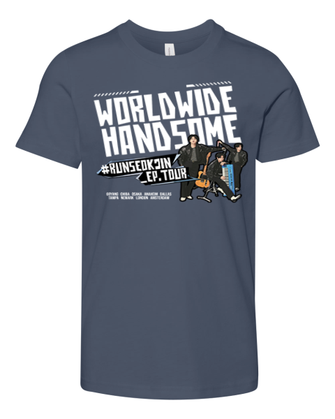 BTS JIN WORLDWIDE HANDSOME Tシャツ　Mサイズ Jin BTS Worldwide Handsome Shirt, Vintage Jin Shirt, Jin