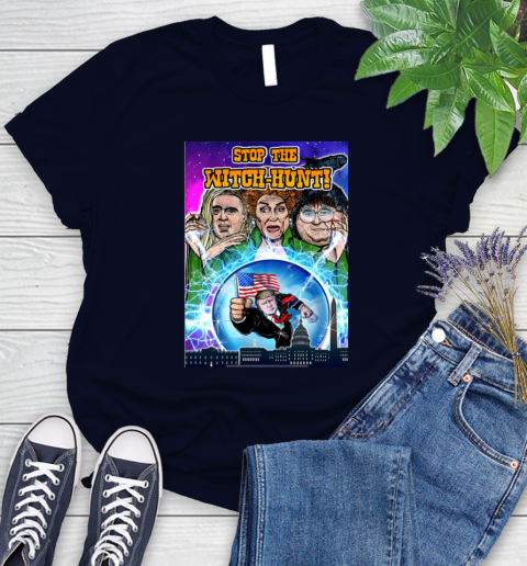 Stop The Witch Hunt Trump Women's T-Shirt 3
