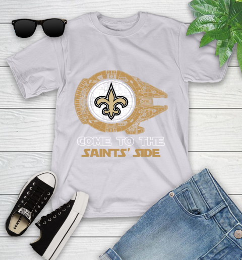 NFL Come To The New Orleans Saints Wars Football Sports Youth T-Shirt 4