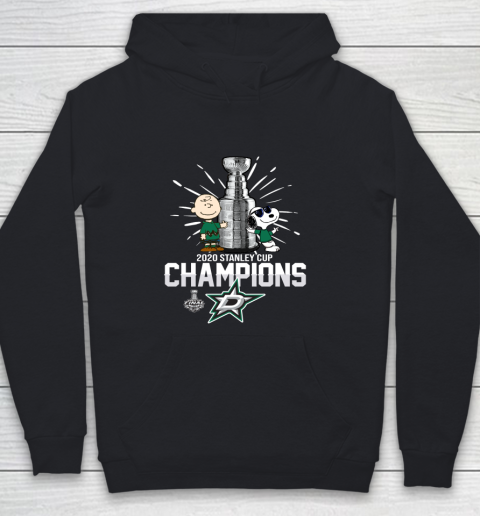 2020 Stanley Cup Champion Dall Stars Snoopy Youth Hoodie