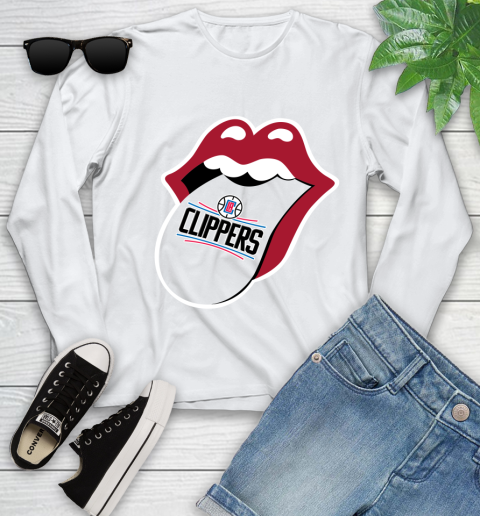LA Clippers NBA Basketball Lips I Root For My Team Adoring Fan 125