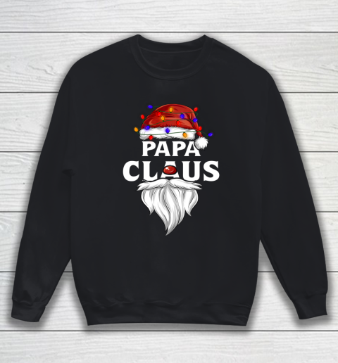 Papa Claus Shirt Christmas Pajama Family Matching Xmas Sweatshirt