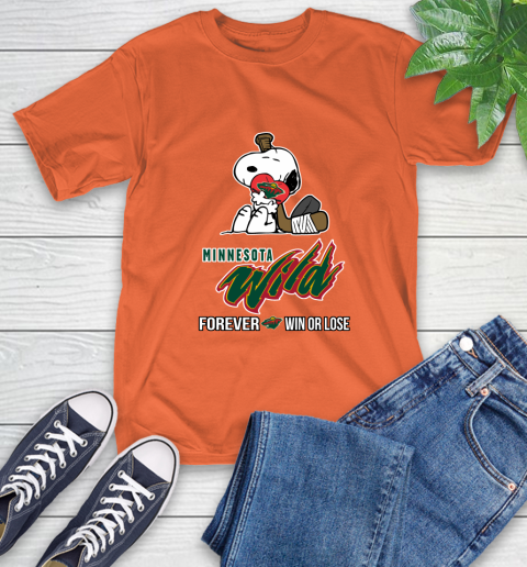 NHL The Peanuts Movie Snoopy Forever Win Or Lose Hockey Minnesota Wild 5