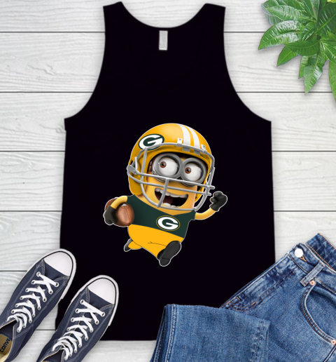 NFL Green Bay Packers Minions Disney Football Sports Tank Top 2