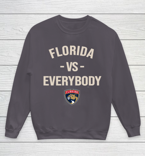 Florida Panthers Vs Everybody Youth Sweatshirt 5