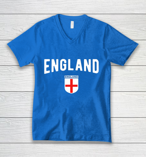 England Soccer Jersey 2021 2022 Football Team V-Neck T-Shirt 5