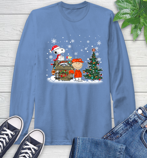 NFL Denver Broncos Snoopy Charlie Brown Christmas Football Super Bowl Sports Long Sleeve T-Shirt 12