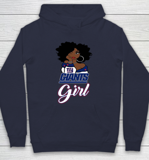 New York Giants Girl NFL Hoodie 4