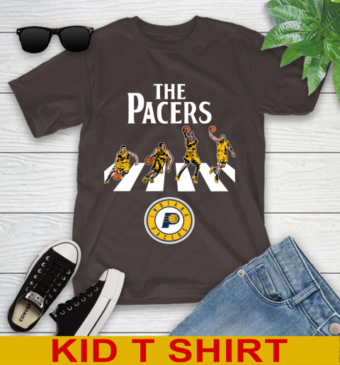NBA Basketball Indiana Pacers The Beatles Rock Band Shirt Youth T-Shirt 6
