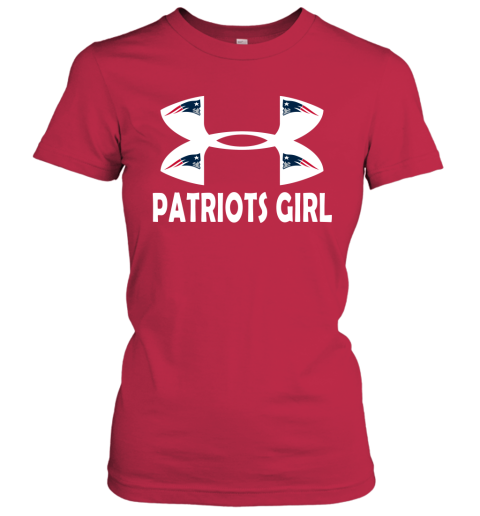 NFL New England Patriots Girl Under Armour Football Sports FURvtz2xT1n ladies t shirt 20 95 151514 front red