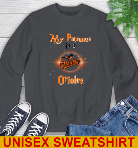 MLB Baseball Harry Potter My Patronus Is A Baltimore Orioles Sweatshirt 7