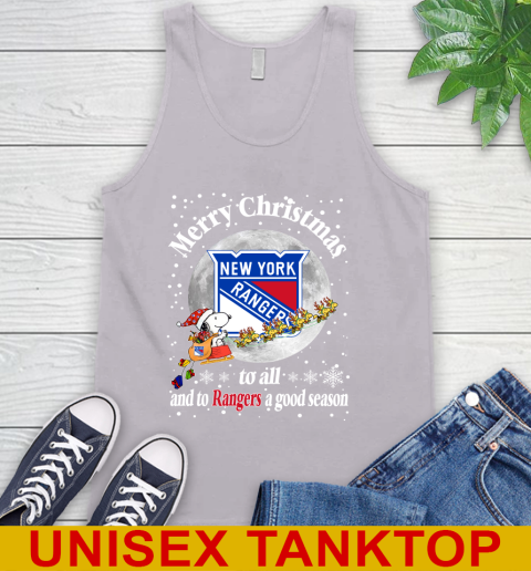 New York Rangers Merry Christmas To All And To Rangers A Good Season NHL Hockey Sports Tank Top 3