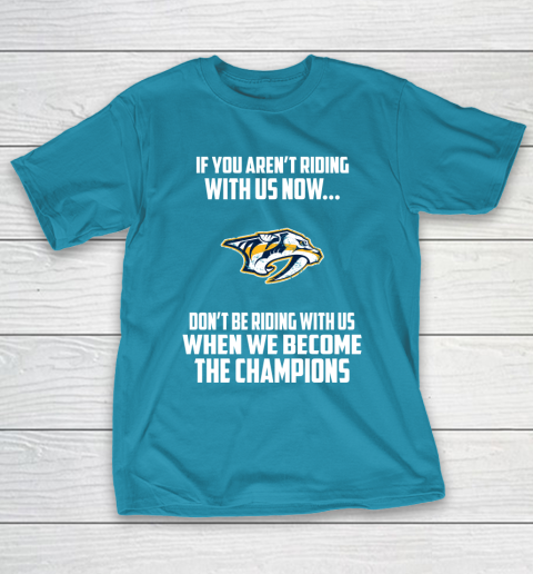 NHL Nashville Predators Hockey We Become The Champions T-Shirt 7