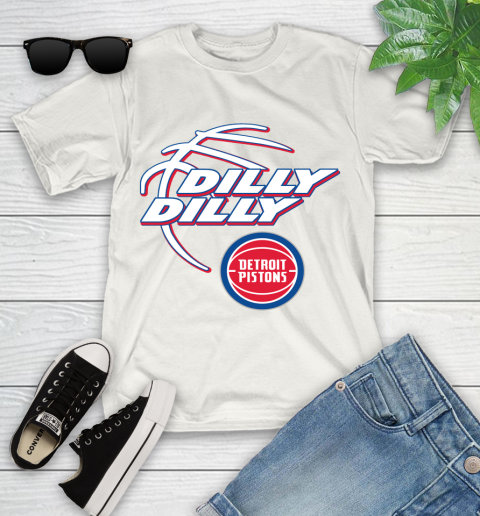 NBA Detroit Pistons Dilly Dilly Basketball Sports Youth T-Shirt