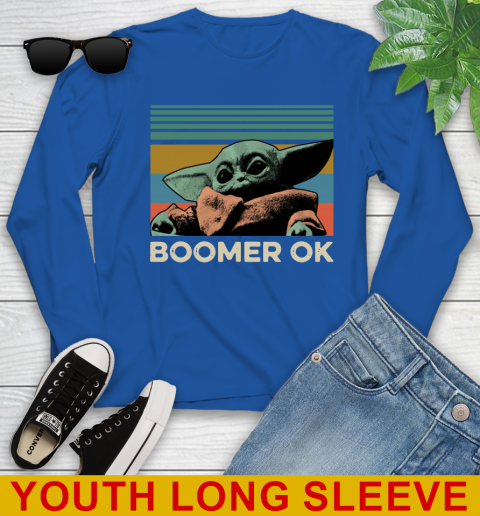 Baby Yoda Boomer OK Star Wars Vintage Shirts 126