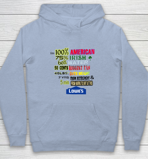 I'm 100 American 70 Irish Youth Hoodie 5