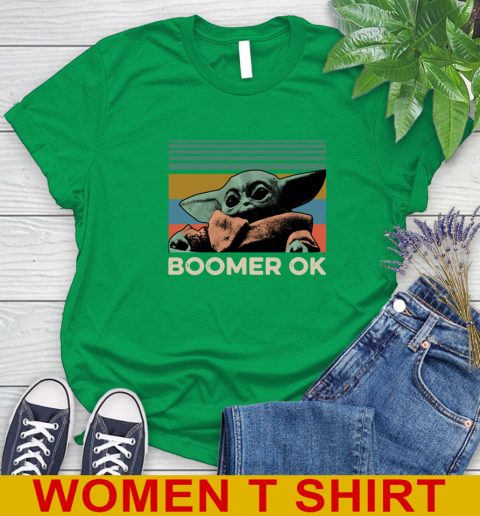 Baby Yoda Boomer OK Star Wars Vintage Shirts 91