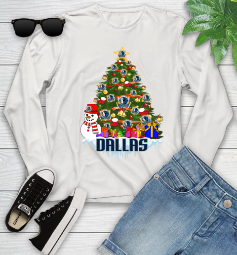 Dallas Mavericks Merry Christmas NBA Basketball Sports Youth Long Sleeve 12