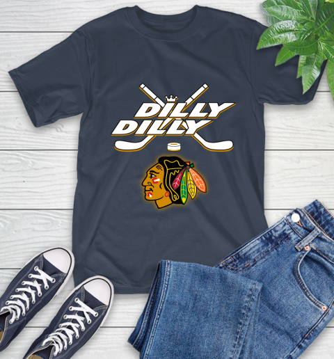 NHL Chicago Blackhawks Dilly Dilly Hockey Sports T-Shirt 4