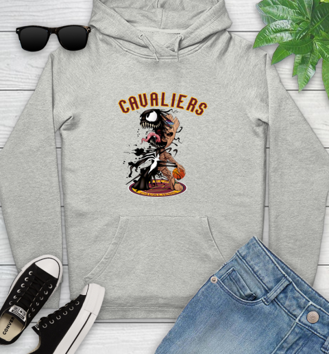 NBA Cleveland Cavaliers Basketball Venom Groot Guardians Of The Galaxy Youth Hoodie