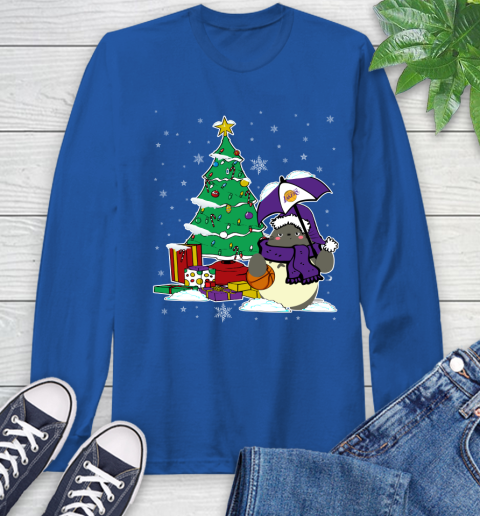 Los Angeles Lakers NBA Basketball Cute Tonari No Totoro Christmas Sports (1) Long Sleeve T-Shirt 10