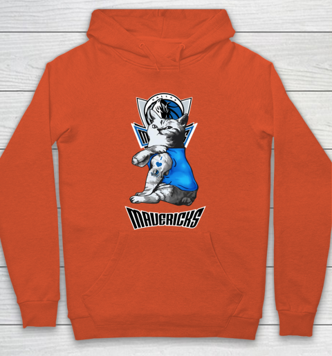 NBA Basketball My Cat Loves Dallas Mavericks Hoodie 3