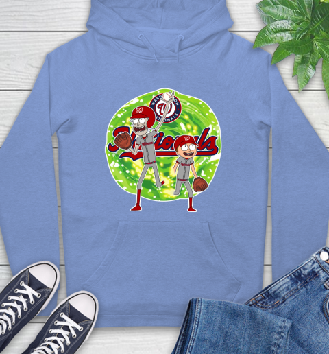 MLB Washington Nationals Rick And Morty Baseball Sports Hoodie 11