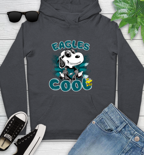 NFL Football Philadelphia Eagles Cool Snoopy Shirt Youth Hoodie 8