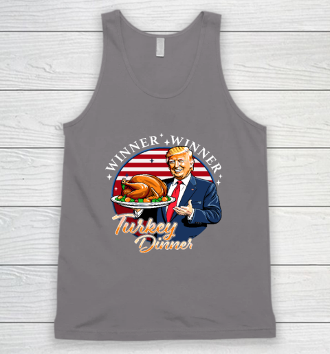Humor Funny Trump Winner Winner Turkey Dinner Thanksgiving Tank Top 5