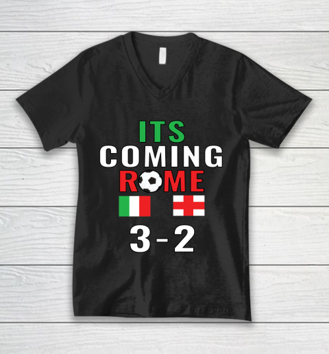 Its Coming Rome Italia Champion Euro 2020 V-Neck T-Shirt