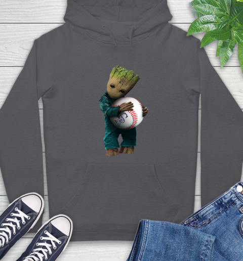 MLB Groot Guardians Of The Galaxy Baseball Sports Colorado Rockies Hoodie 7