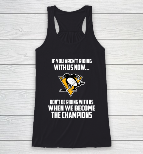 NHL Pittsburgh Penguins Hockey We Become The Champions Racerback Tank