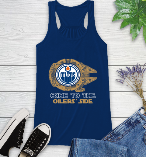 NHL Come To The Edmonton Oilers Wars Hockey Sports Racerback Tank 8