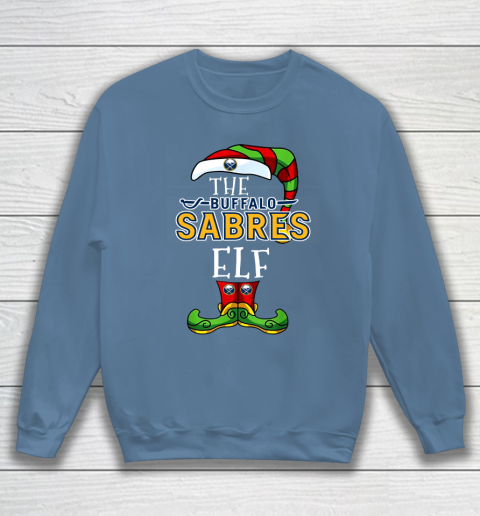 Buffalo Sabres Christmas ELF Funny NHL Sweatshirt 6