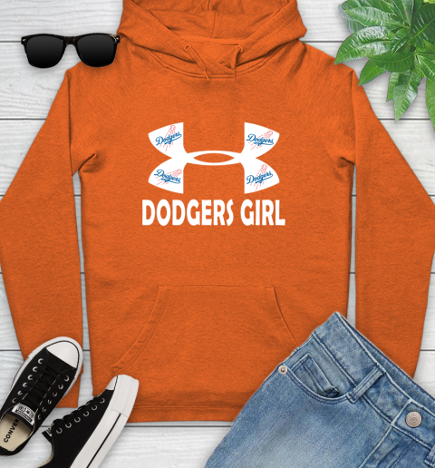MLB Los Angeles Dodgers Under Armour Baseball Sports Youth Hoodie 4