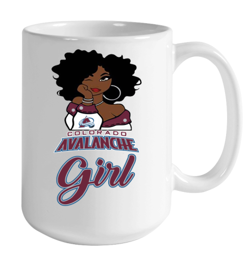 Colorado Avalanche Girl NHL Color Changing Mug 15oz 2