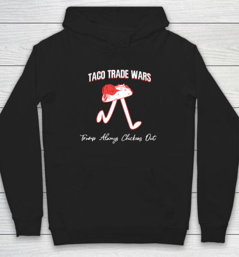 Taco Trade War Trump Always Chickens Out Hoodie
