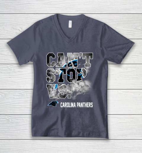 NFL Carolina Panthers Can't Stop Vs V-Neck T-Shirt 7